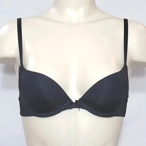 32AA Xhilaration Perfect T-Shirt Convertible Push-Up Plunge UW Bra Black NWT